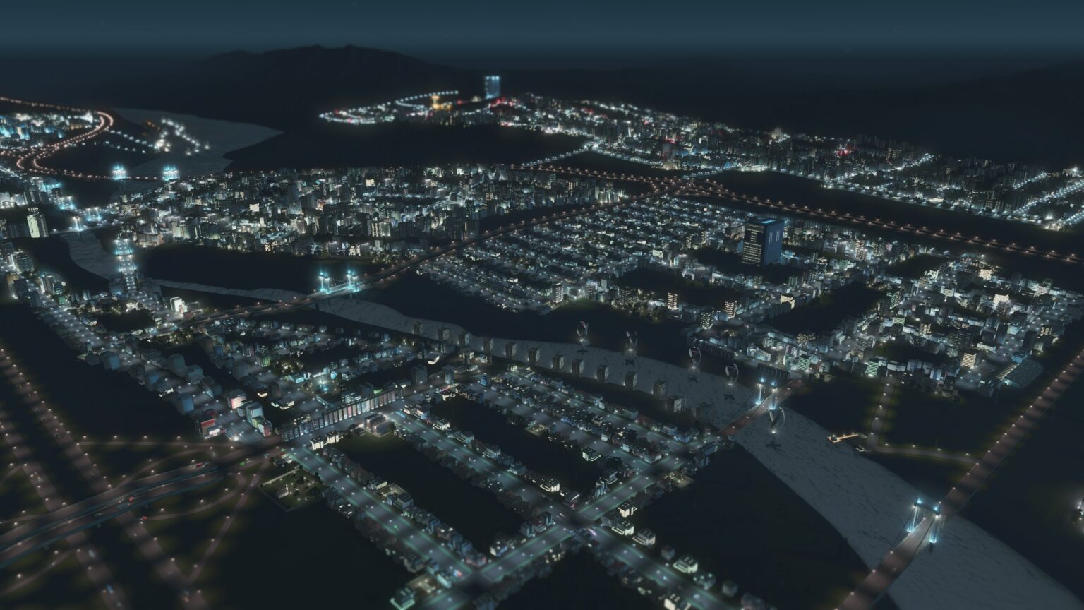 cities skylines after dark review full cleared