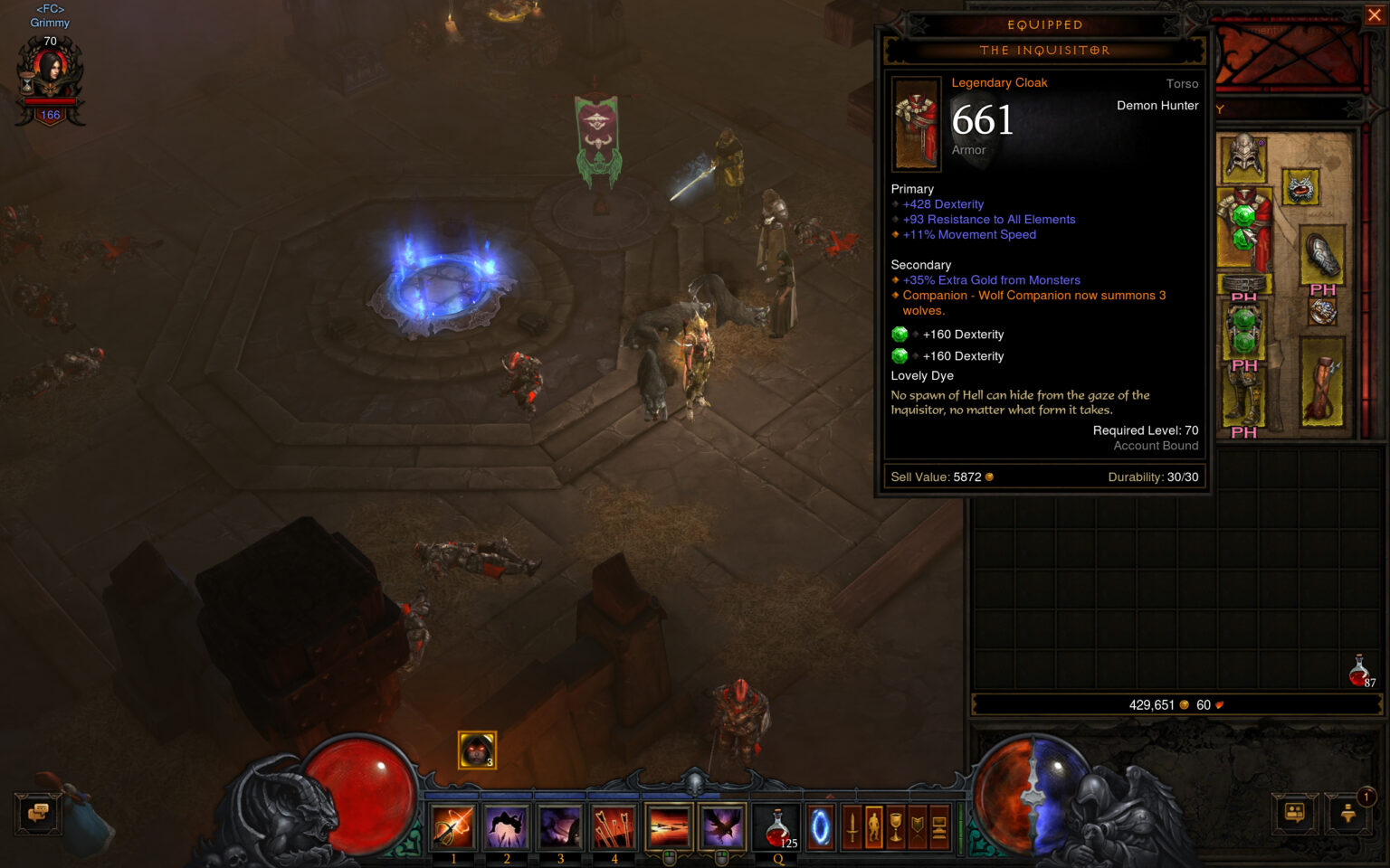 reaper of souls dh and barb builds full cleared