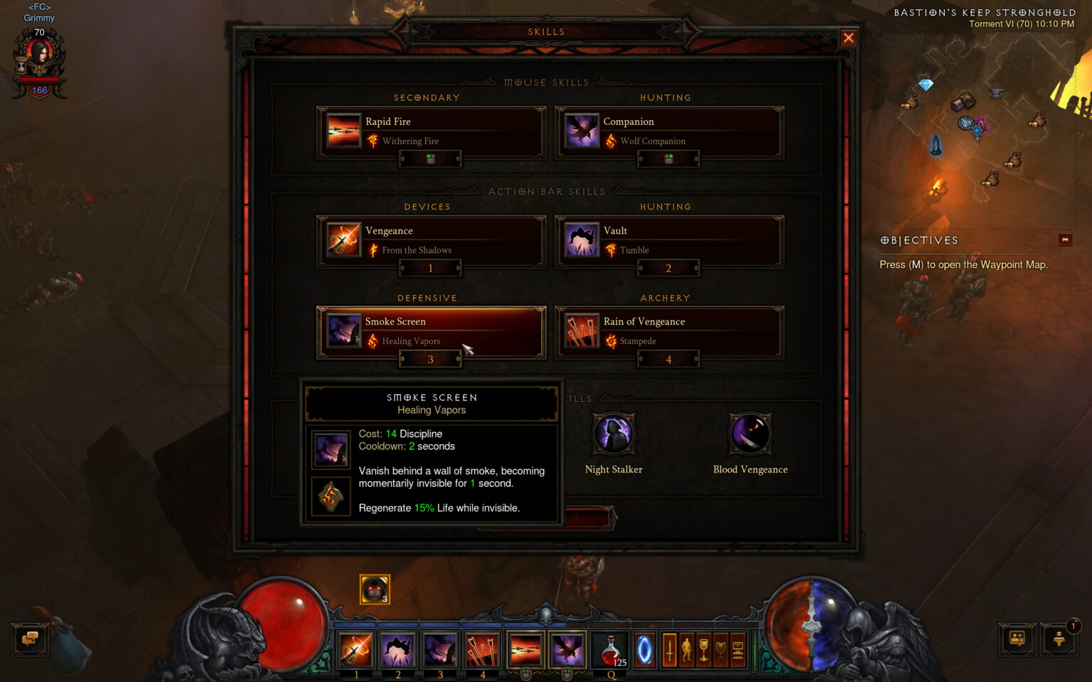 reaper of souls dh and barb builds full cleared