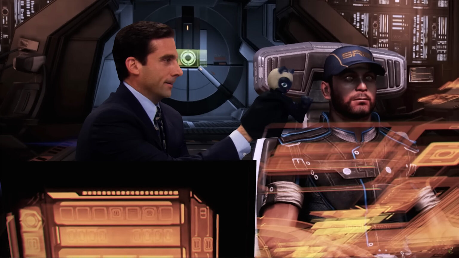 michael scott mass effect video