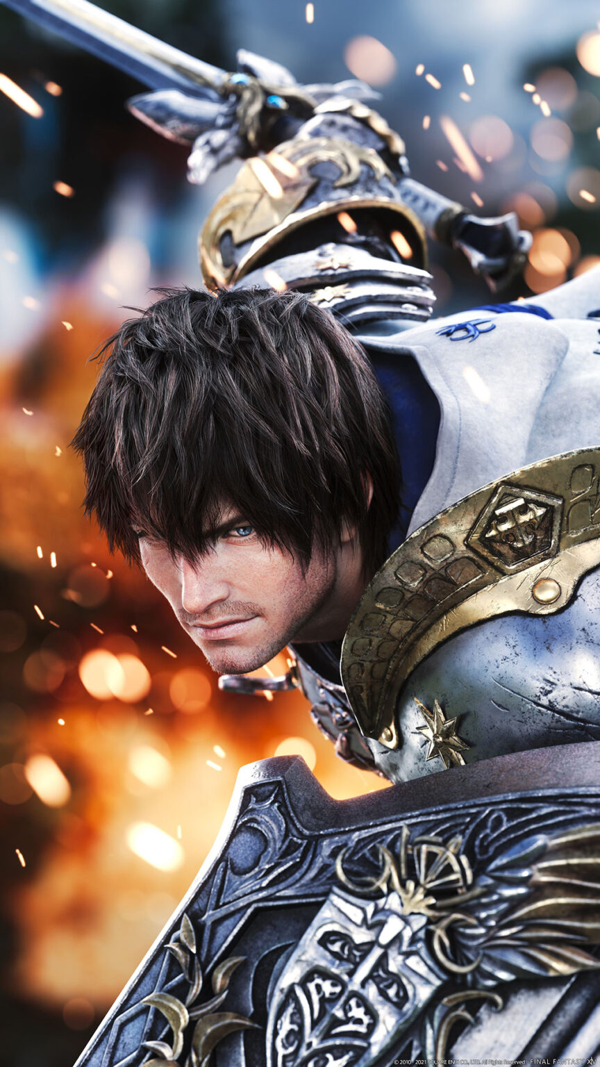 Final Fantasy XIV Endwalker key art Final Fantasy XIV Endwalker key art