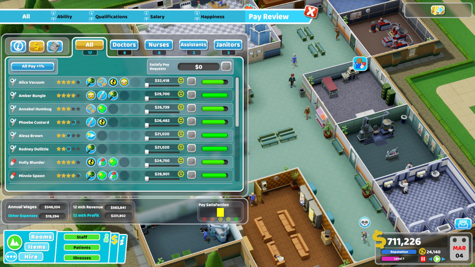 Two Point Hospital 2HR (two-hour review)