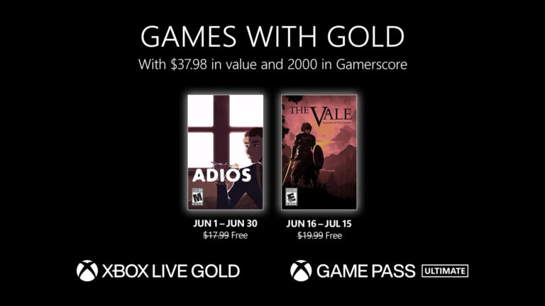 Xbox Games with Gold June 2023