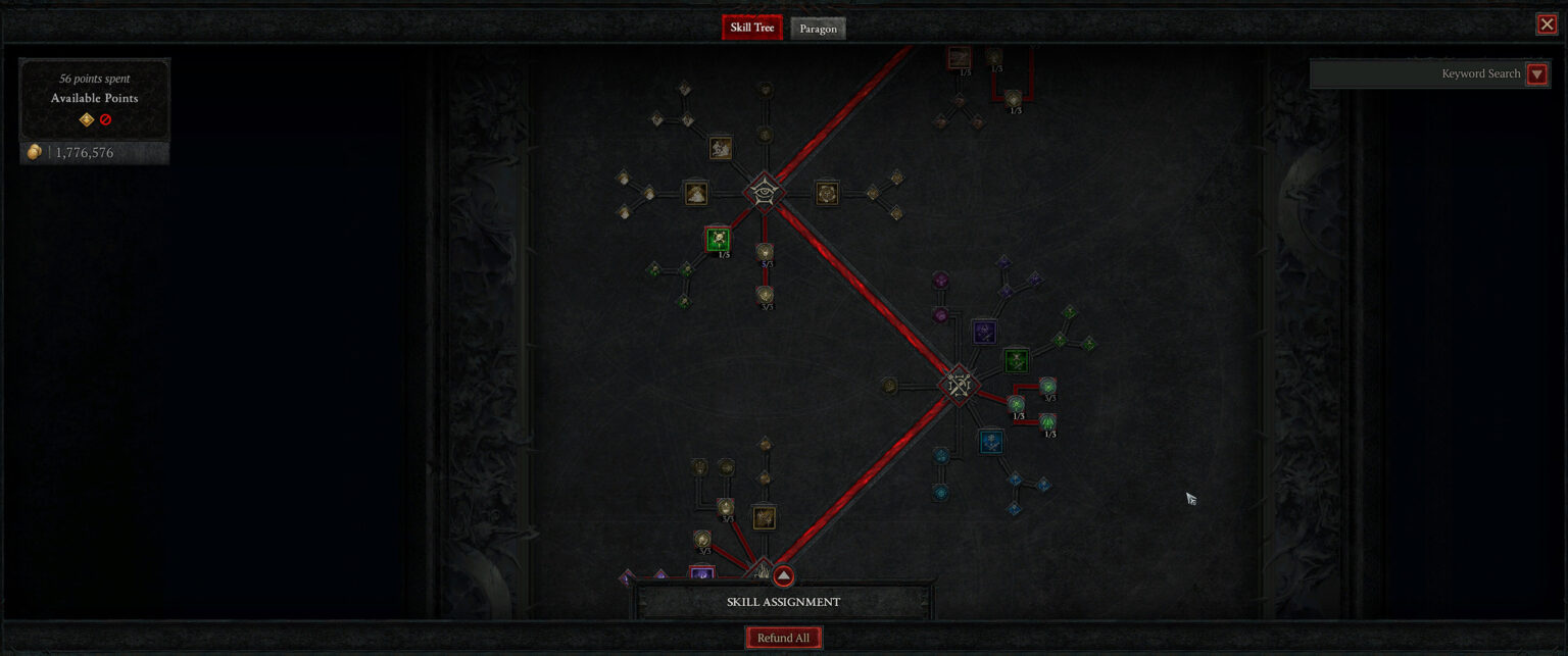 Diablo IV's skill trees aren't very deep