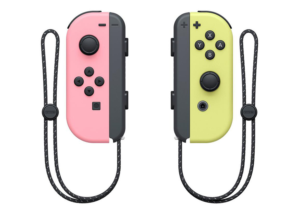 Nintendo Switch Pastel Pink / Pastel Yellow Joy-Con Controllers Nintendo Switch Pastel Pink / Pastel Yellow Joy-Con Controllers