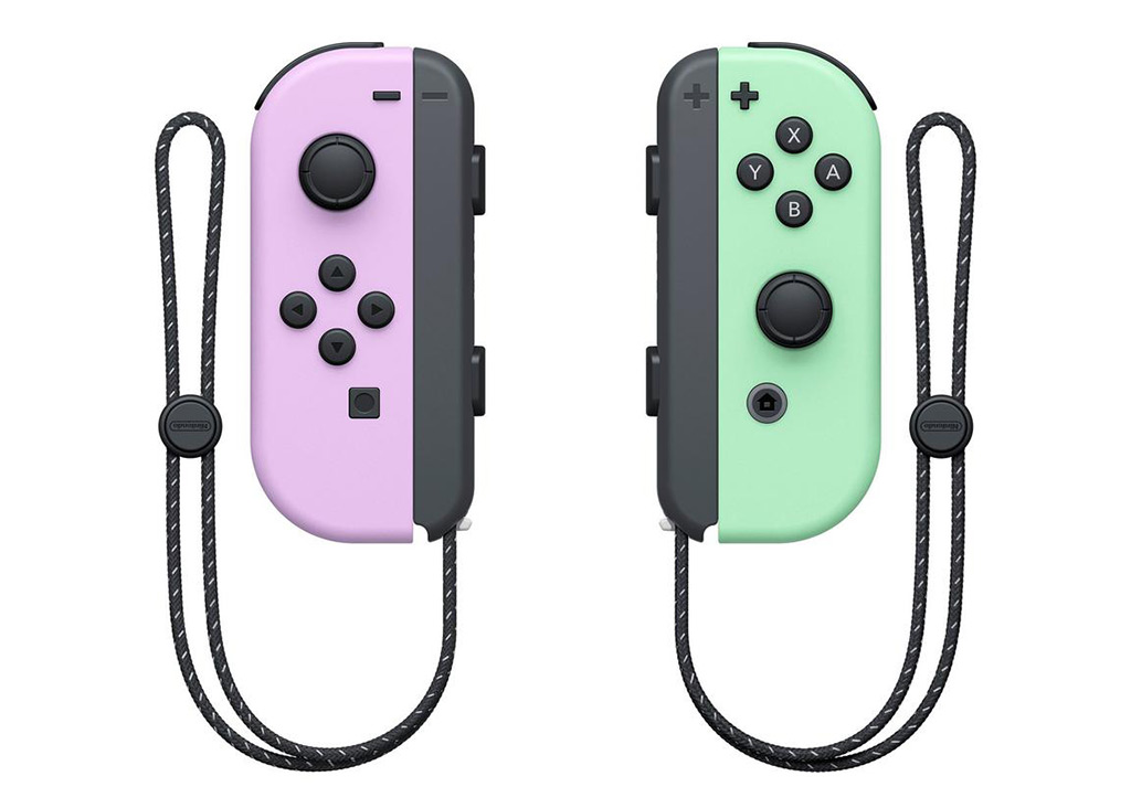 Nintendo Switch Pastel Purple / Pastel Green Joy-Con Controllers Nintendo Switch Pastel Purple / Pastel Green Joy-Con Controllers