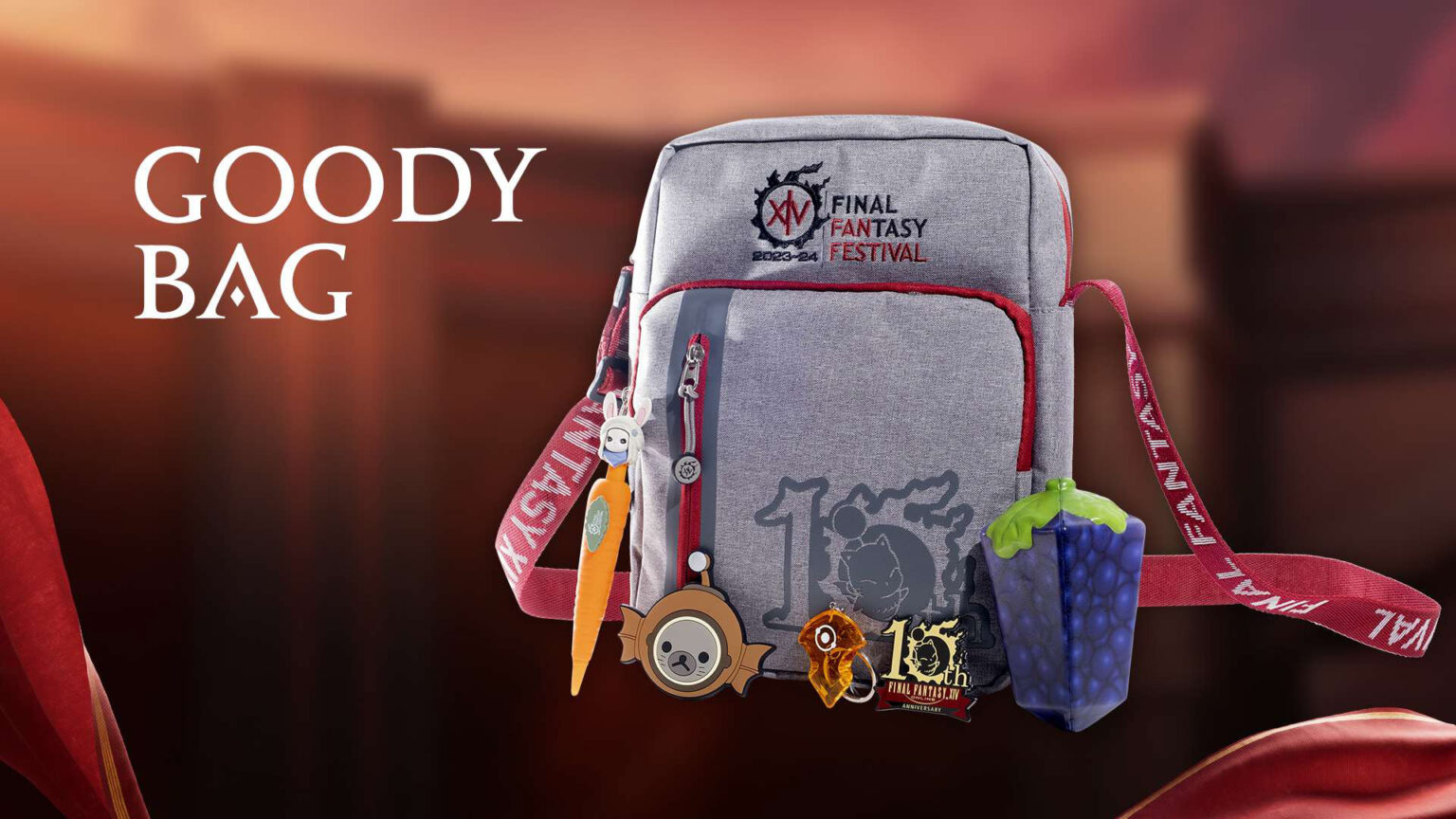 Square Enix has revealed the goody bag for Fan Festival attendees in Las Vegas