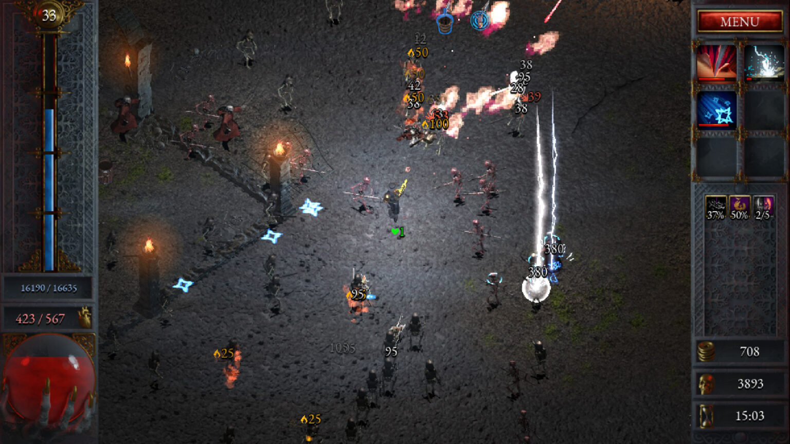 Halls of Torment is a fantastic "survivors-like" game