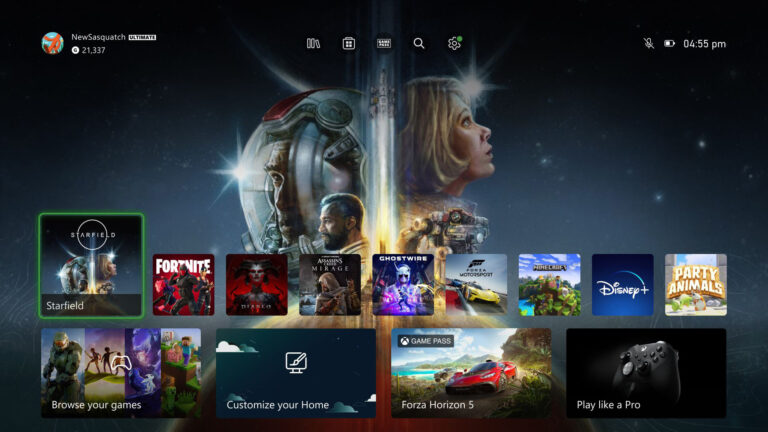 The new Home experience is rolling out to Xbox Series X|S and Xbox One consoles