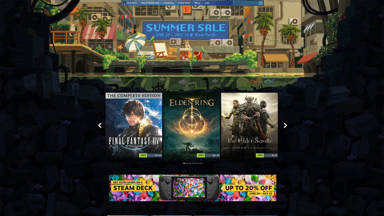 Here are some of the best deals we found during Steam Summer Sale 2023