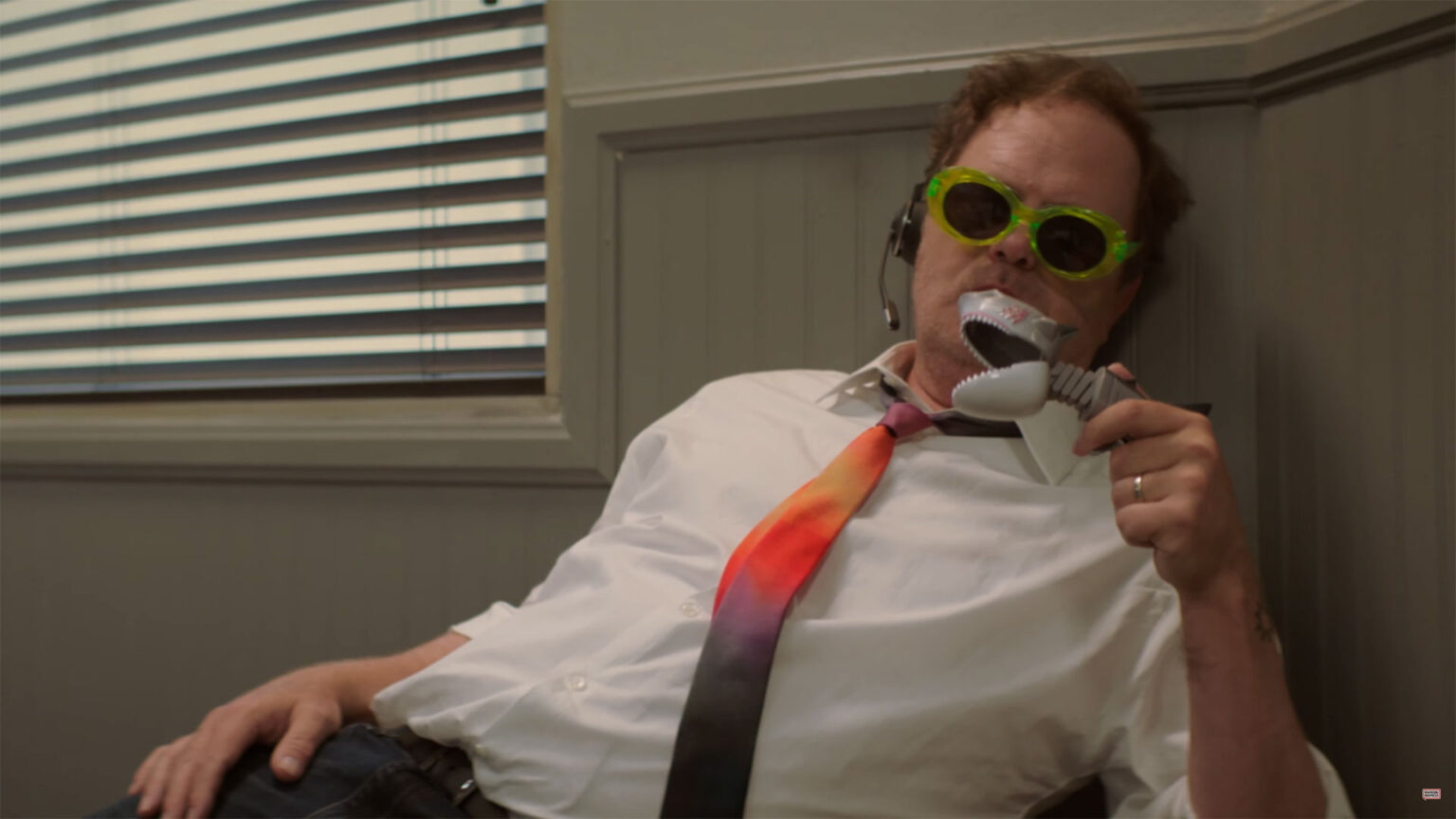 Rainn Wilson promoting an Armored Core game is not something we expected