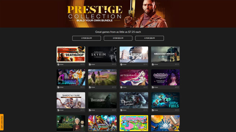 Fanatical's Prestige Collection allows you to build your own bundle of games