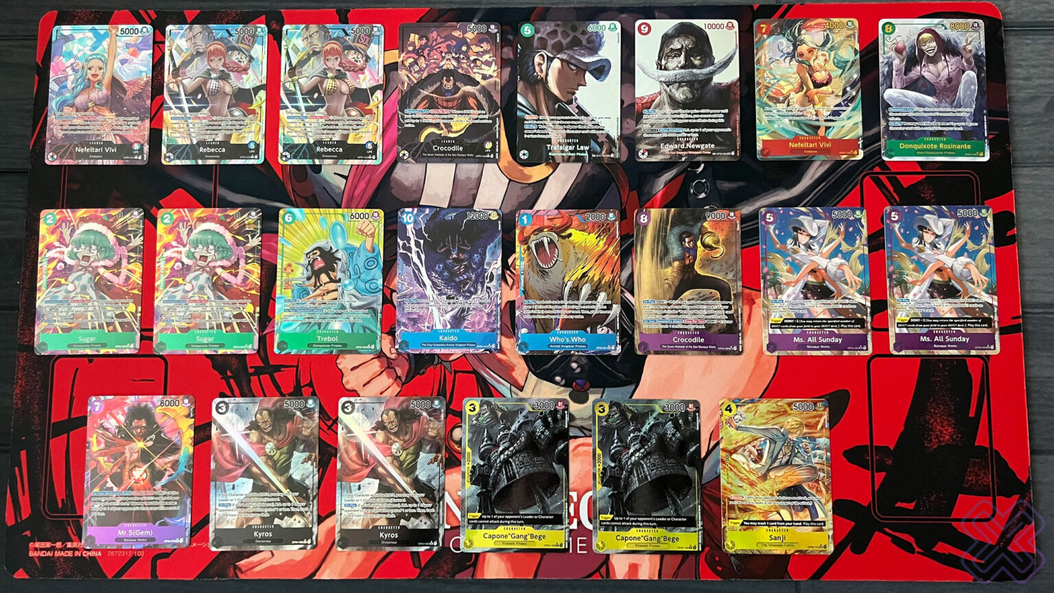 Opening 288 packs of One Piece cards