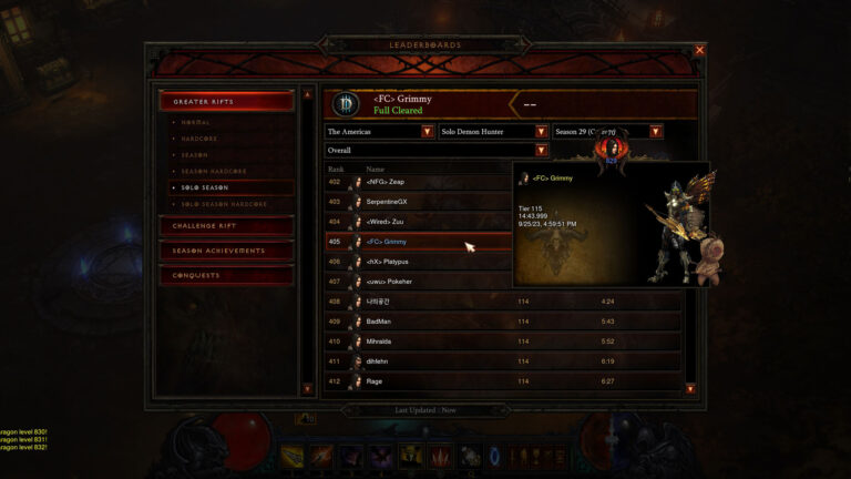 Diablo III Season 29 Review Gallery, FullCleared