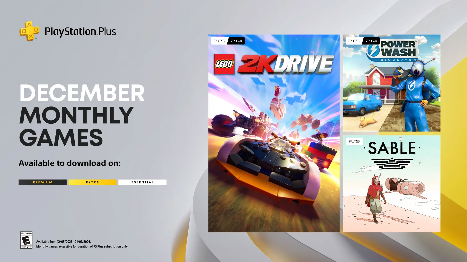The PlayStation Plus monthly games for December 2023 have been announced