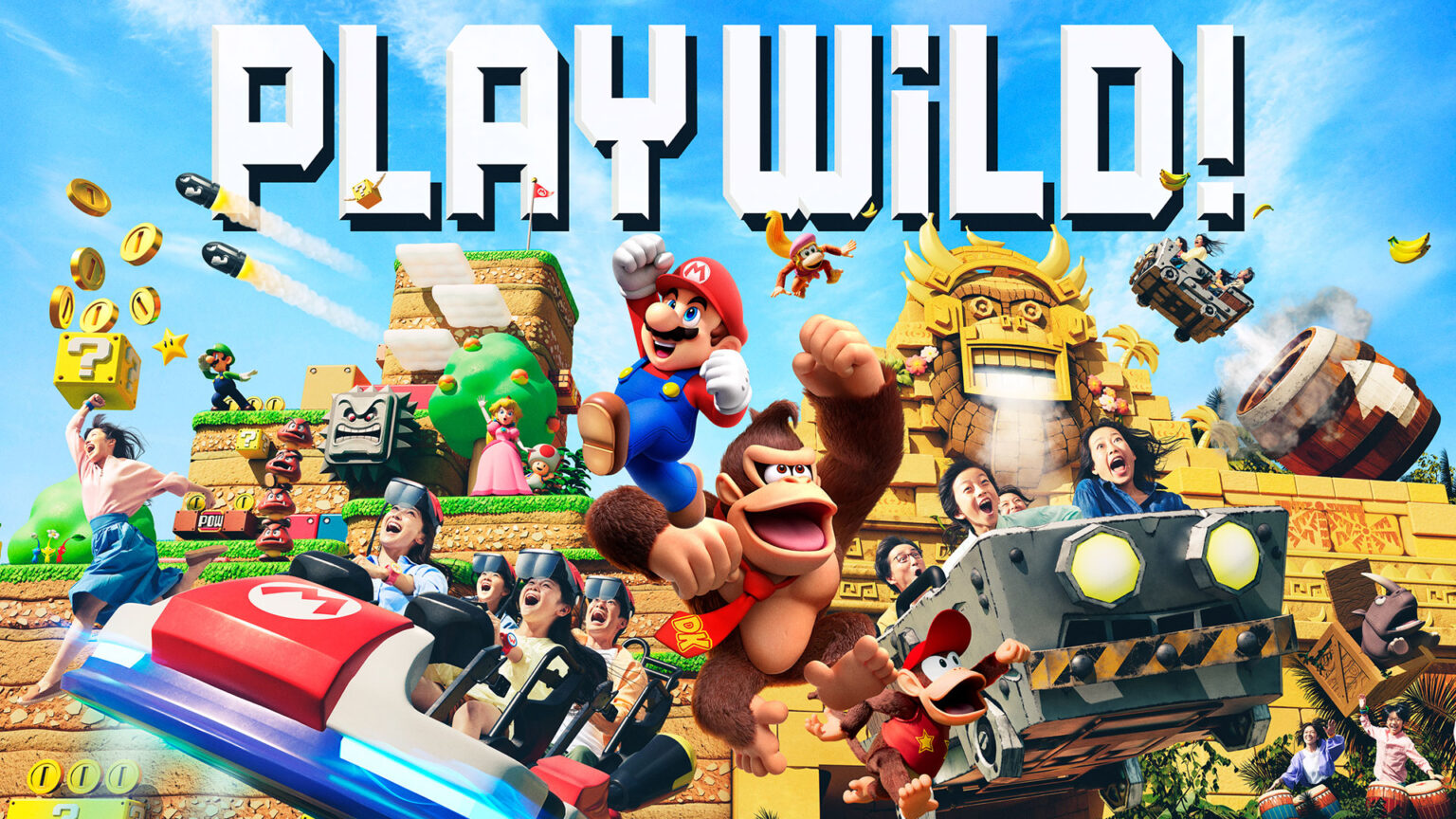 Donkey Kong Country is joining Super Nintendo World at Universal Studios Japan in spring 2024