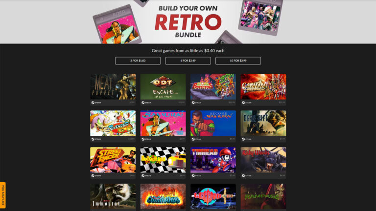 Fanatical's Build Your Own Retro Bundle is now live