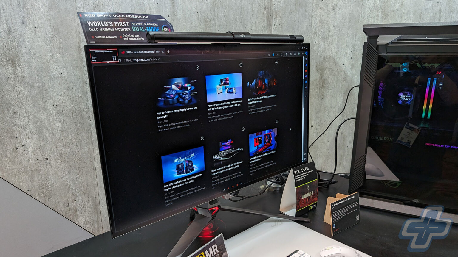 Best of CES 2024, FullCleared | ASUS ROG Swift OLED PG32UCDP Monitor | Photo credit: Jason Siu Best of CES 2024, FullCleared | ASUS ROG Swift OLED PG32UCDP Monitor | Photo credit: Jason Siu