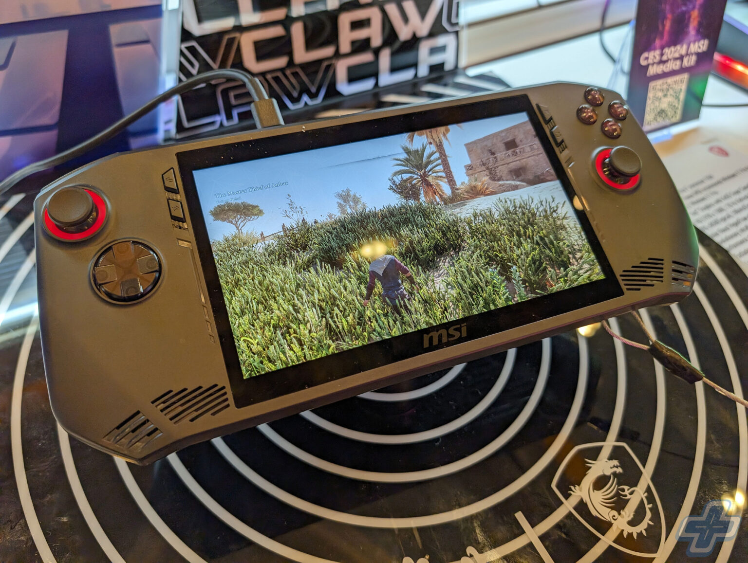 MSI Claw at CES 2024 | Photo credit: Jason Siu, FullCleared
