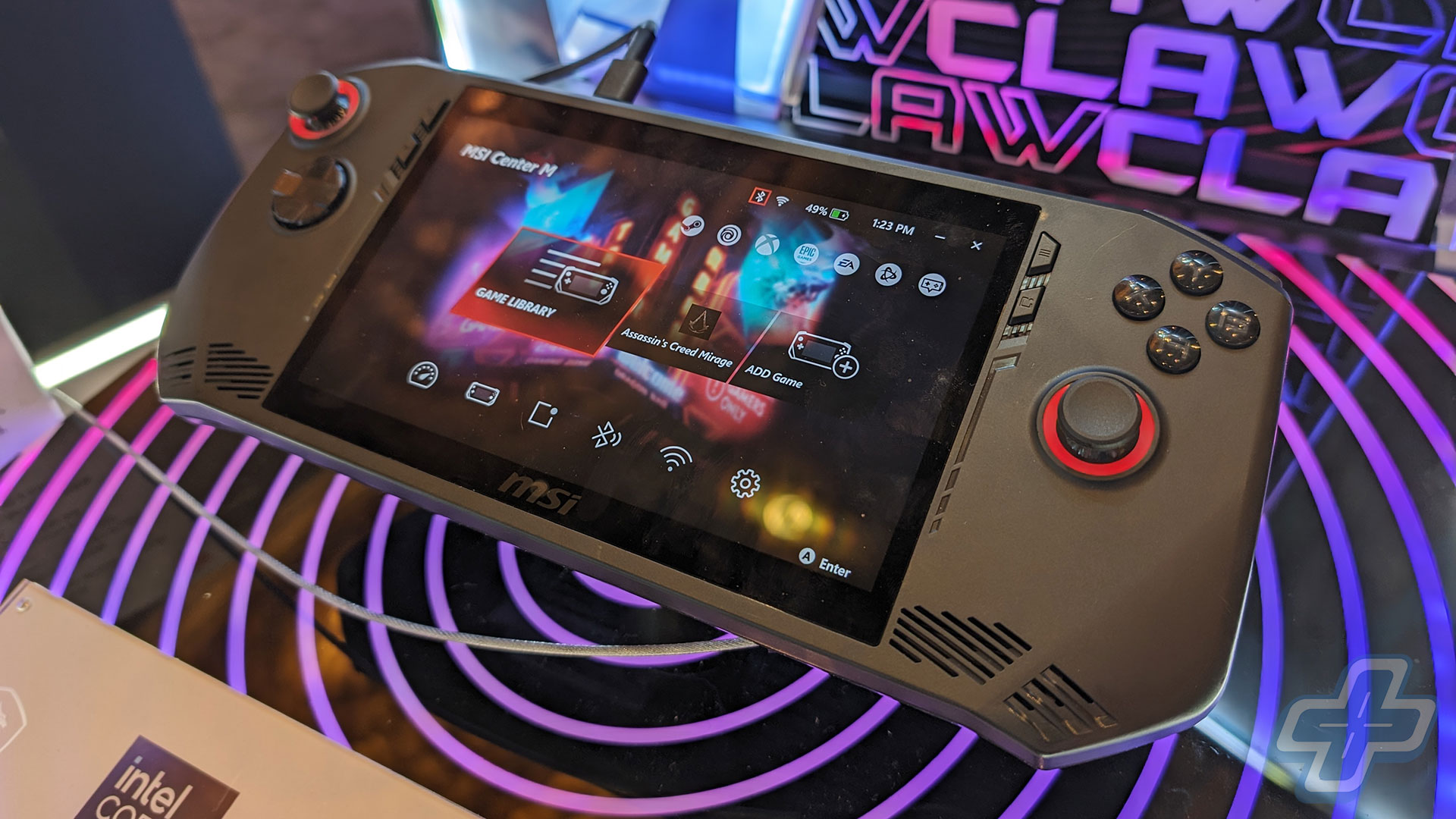MSI Claw at CES 2024 | Photo credit: Jason Siu, FullCleared