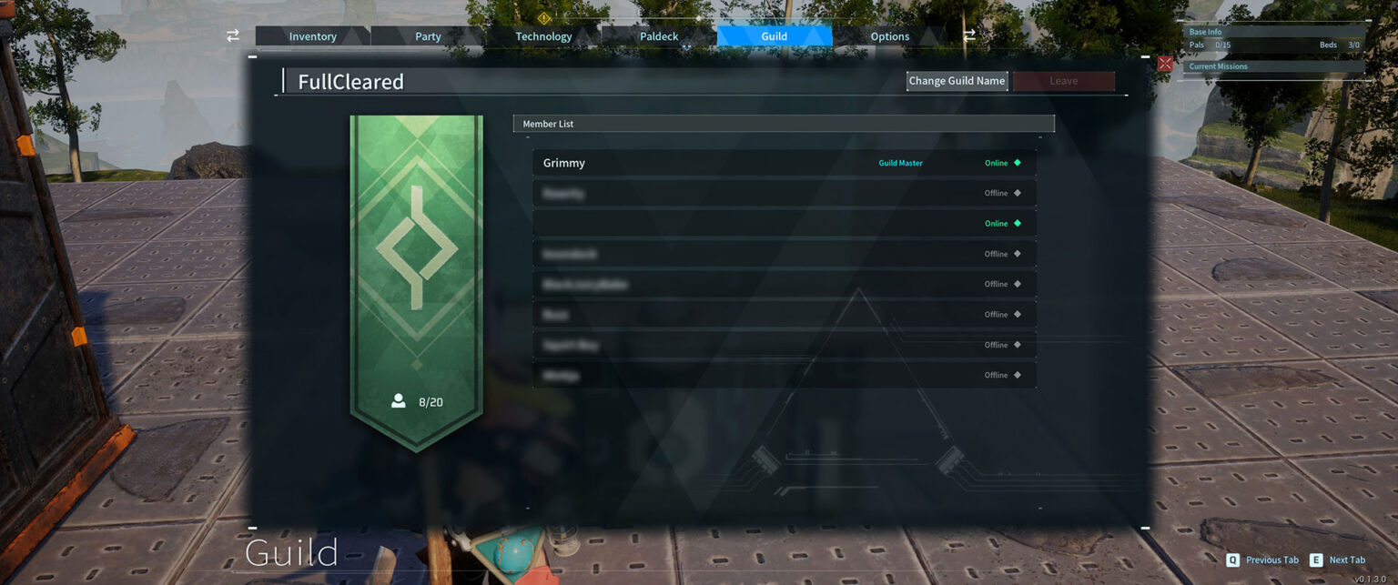 Palworld Guild System