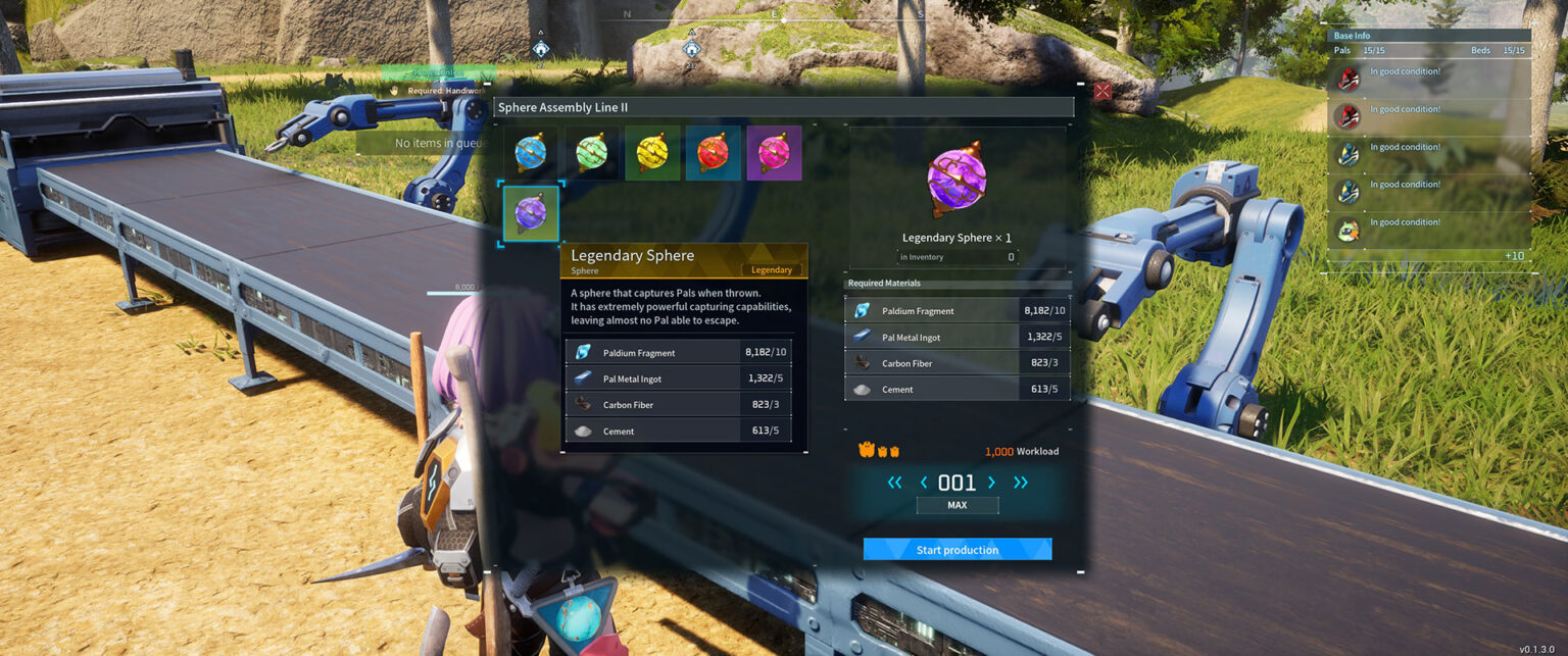 Palworld Legendary Sphere