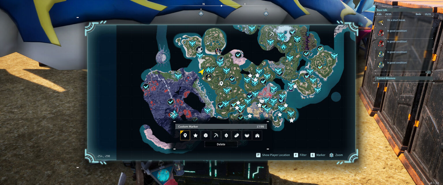 Palworld Map Marker System