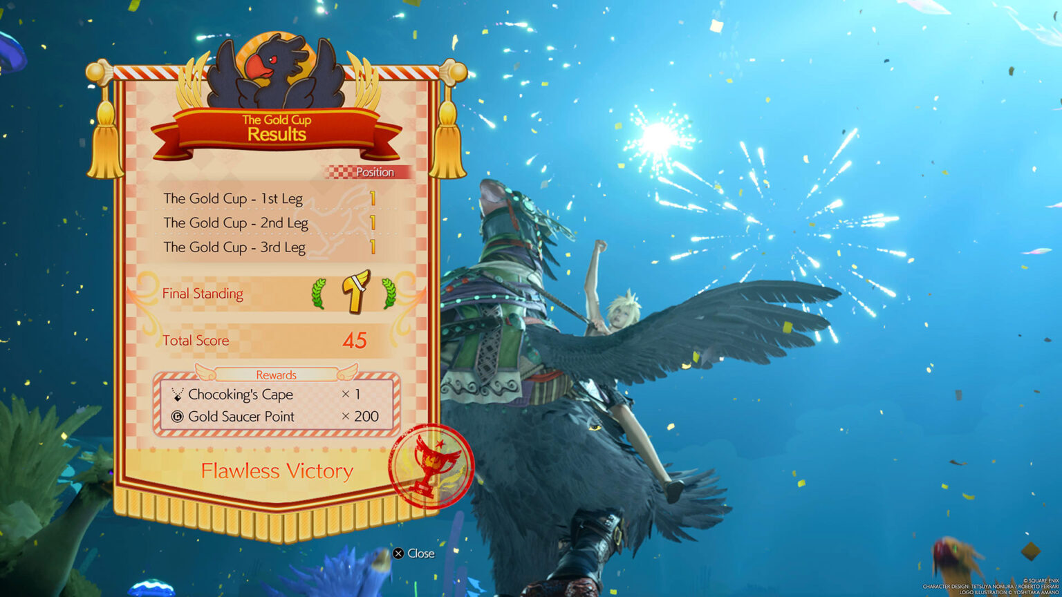 Chocobo Racing is a welcomed diversion in Final Fantasy VII Rebirth