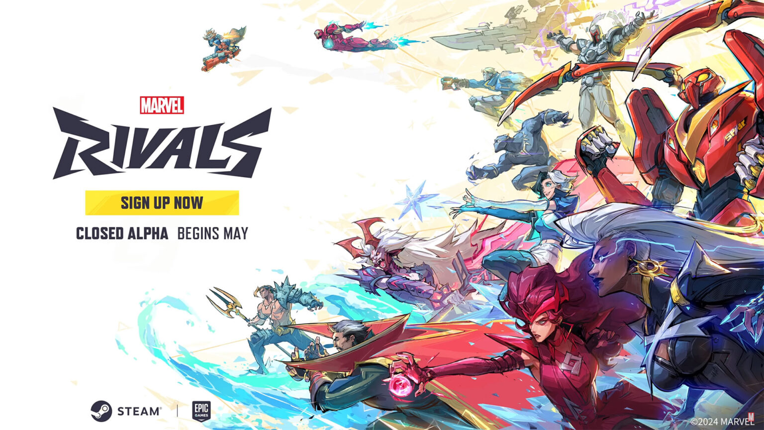 A Closed Alpha test for Marvel Rivals is coming this May
