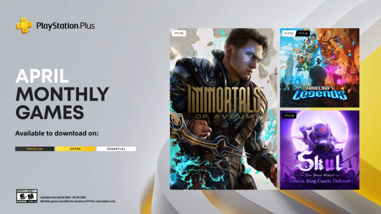 PlayStation Plus has announced the April Monthly Games lineup