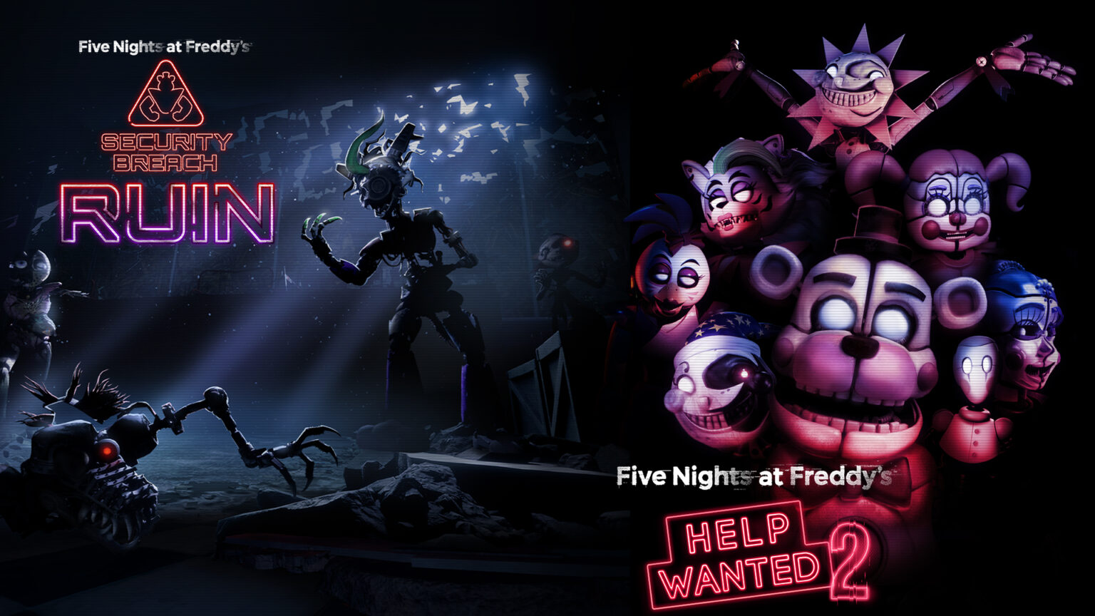 Five Nights at Freddy's: Help Wanted 2 & Five Nights at Freddy's: Security Breach - Ruin Five Nights at Freddy's: Help Wanted 2 & Five Nights at Freddy's: Security Breach - Ruin