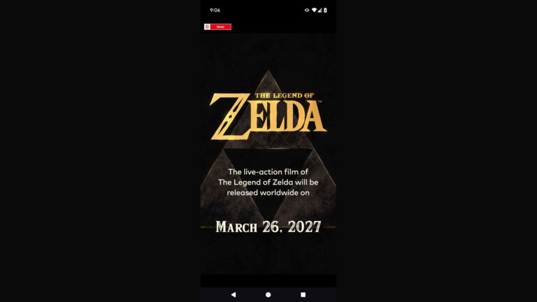 Nintendo has announced The Legend of Zelda live-action film releases worldwide on March 26, 2027
