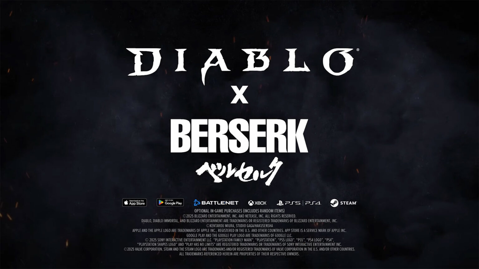 The Diablo franchise is hosting a collaboration event with Berserk | Image: Blizzard Entertainment