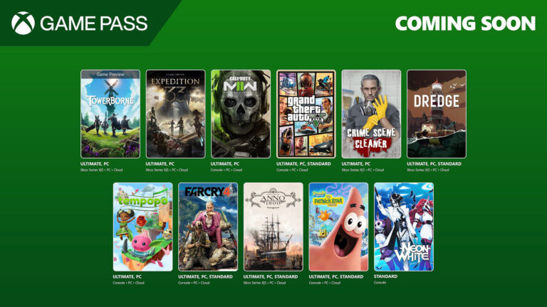 The second wave of games heading to Game Pass in April 2025 has been announced | Image: Xbox