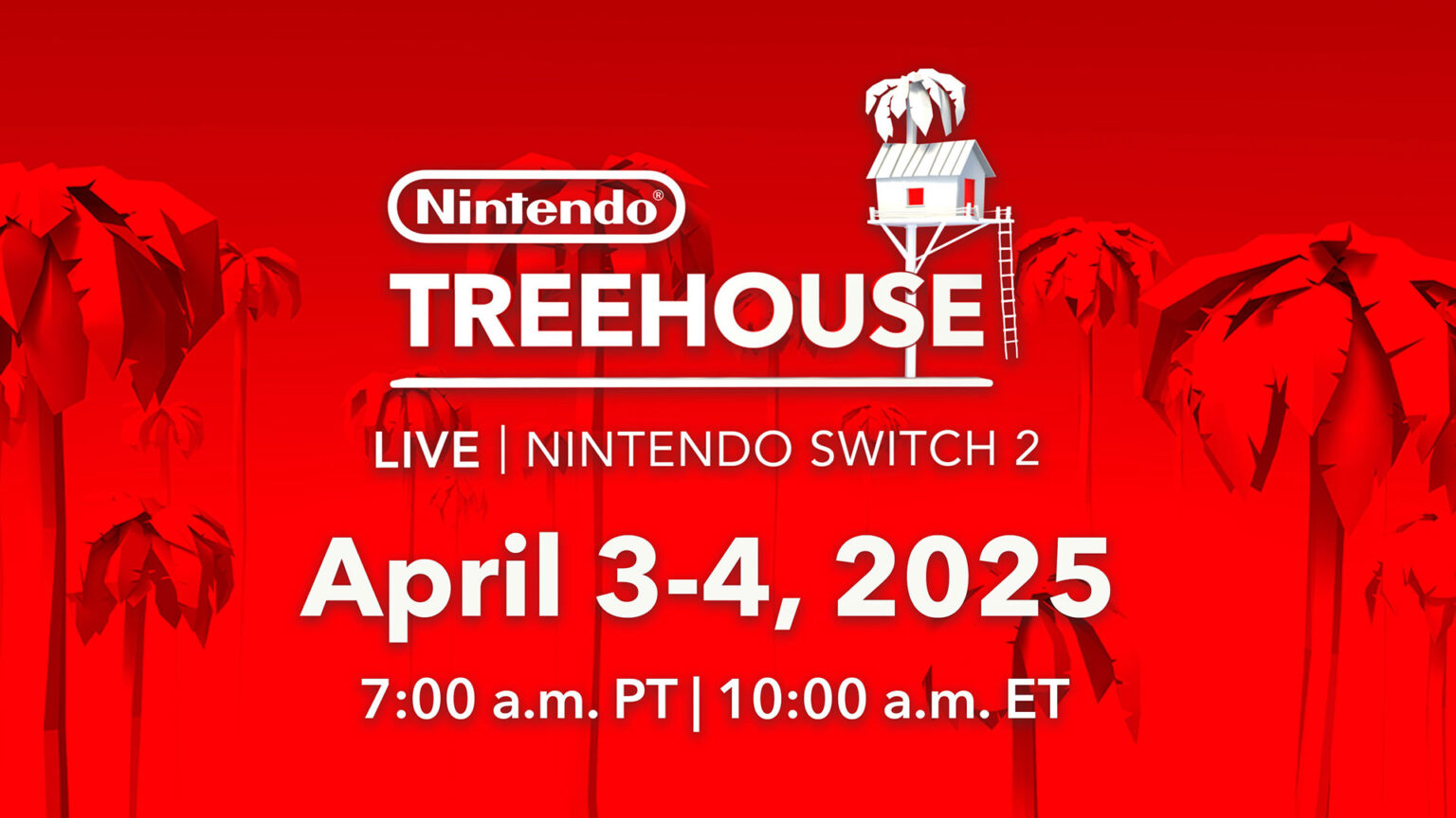Two Nintendo Treehouse: Live events have been confirmed for April 3 and April 4