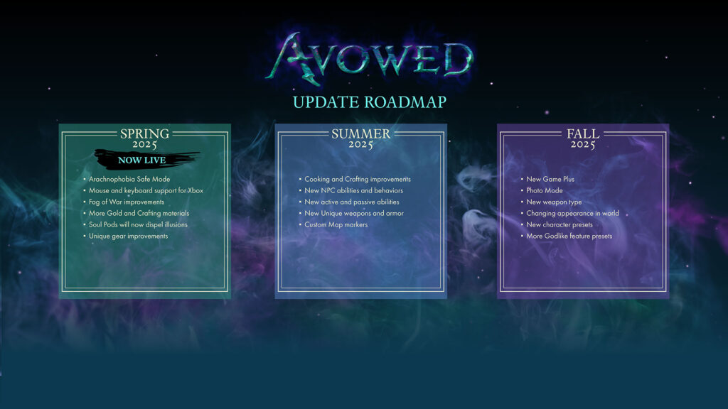 Avowed has shared details on two major upcoming updates | Image: Obsidian Entertainment