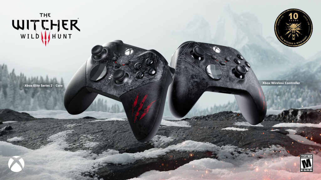 The Witcher 3 10th Anniversary Special Edition Xbox controllers are now available | Image: Xbox
