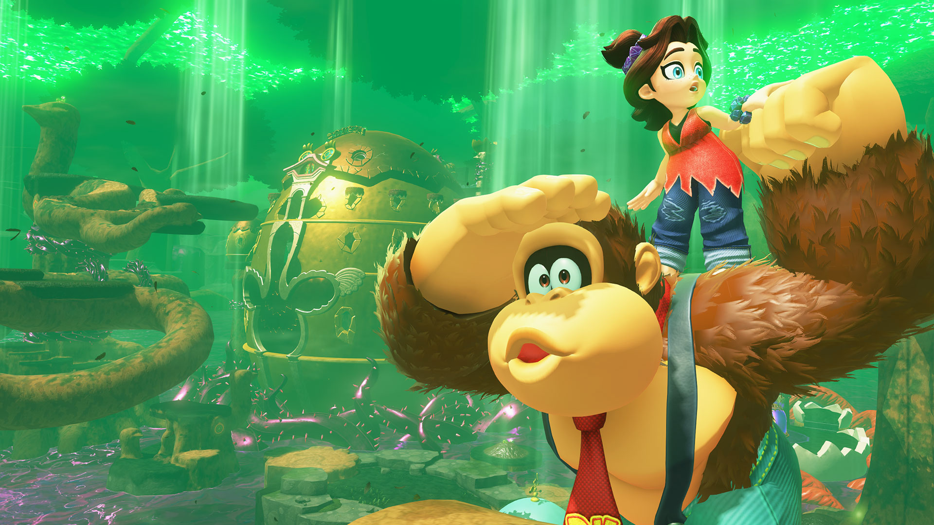 Young Pauline will join Donkey Kong on his new adventure | Image: Nintendo Young Pauline will join Donkey Kong on his new adventure | Image: Nintendo