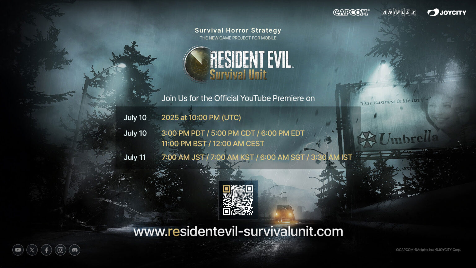 We'll learn more about Resident Evil Survival Unit on July 10 | Image: Joycity