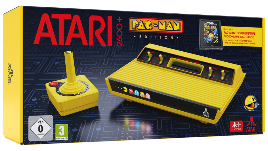 The Atari 2600+ PAC-MAN Edition launches worldwide on October 31, 2025 | Image: Plaion