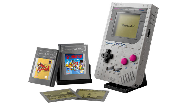 The LEGO Game Boy is a collectible 421-piece set | Image: The LEGO Group
