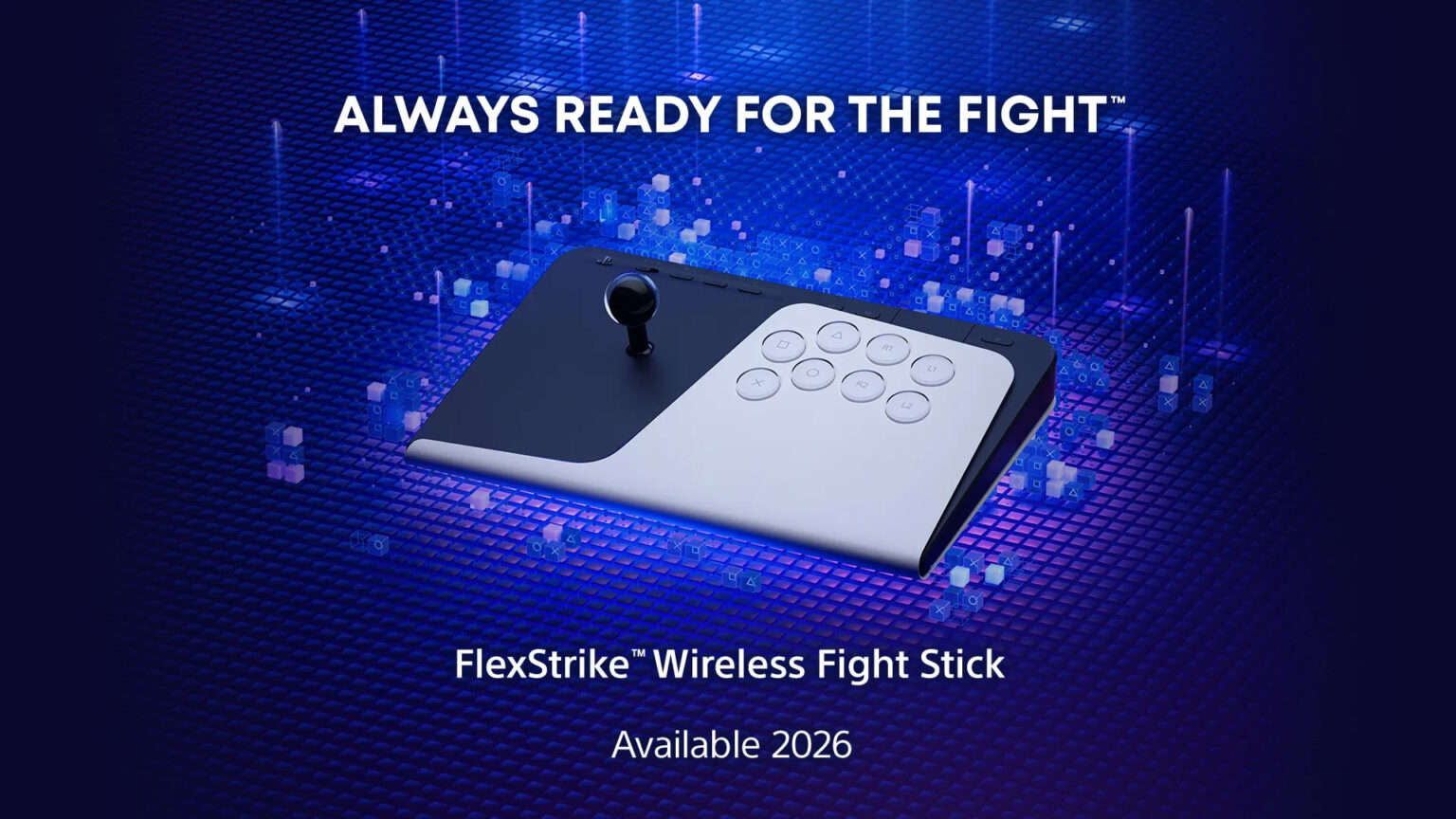 The FlexStrike wireless fight stick is set to launch in 2026 | Image: Sony Interactive Entertainment