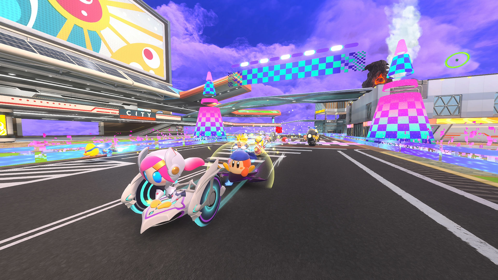 Kirby Air Riders sees the return of City Trial | Image: Nintendo