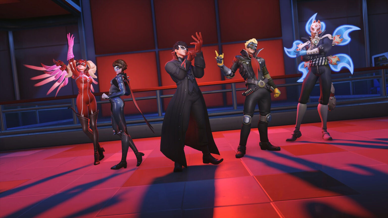 Persona 5 skins will be available in Overwatch 2 starting September 16 | Image: Blizzard Entertainment / Atlus