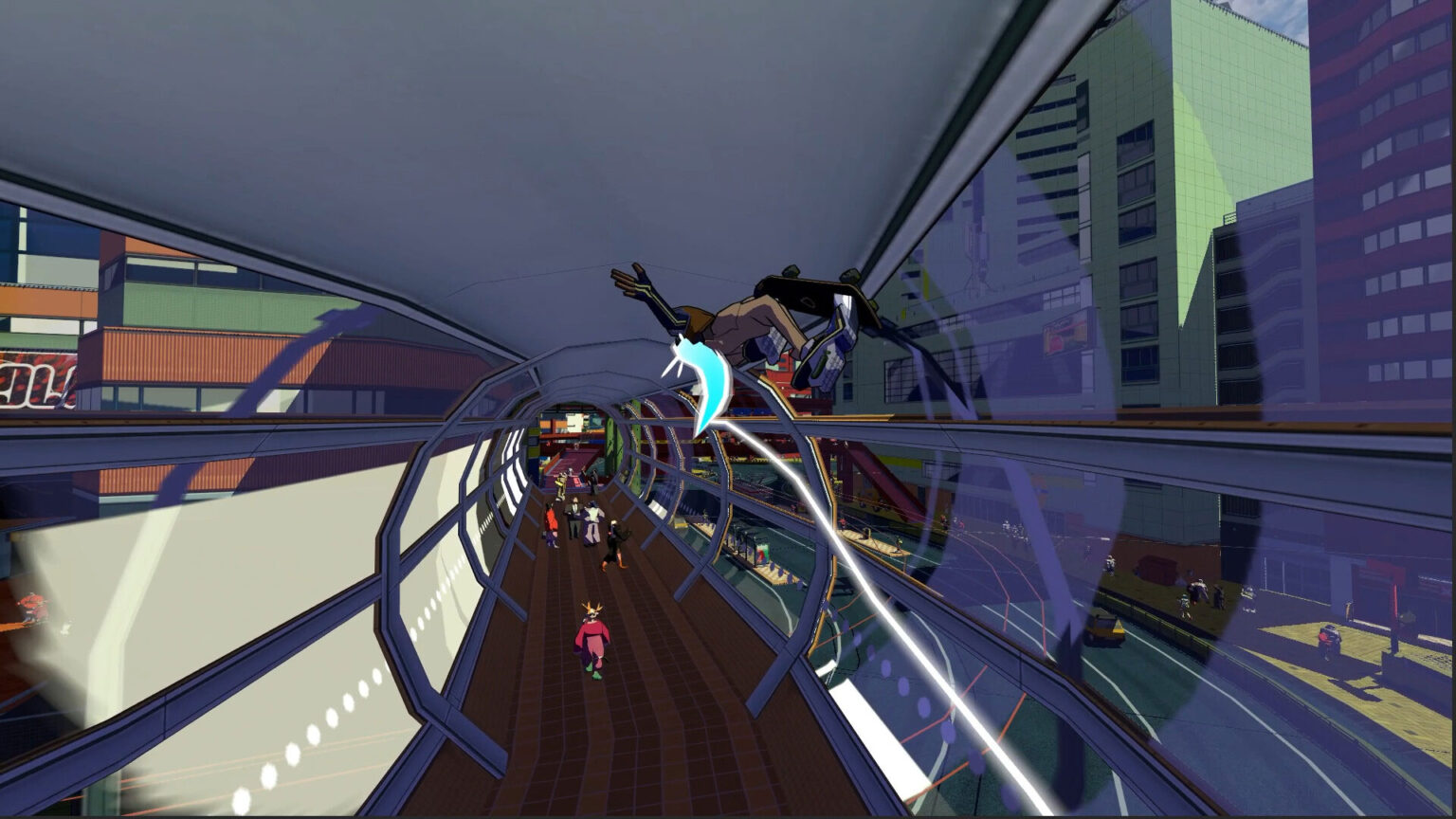 The makers of Bomb Rush Cyberfunk have announced Hyperfunk | Image: Team Reptile B.V.