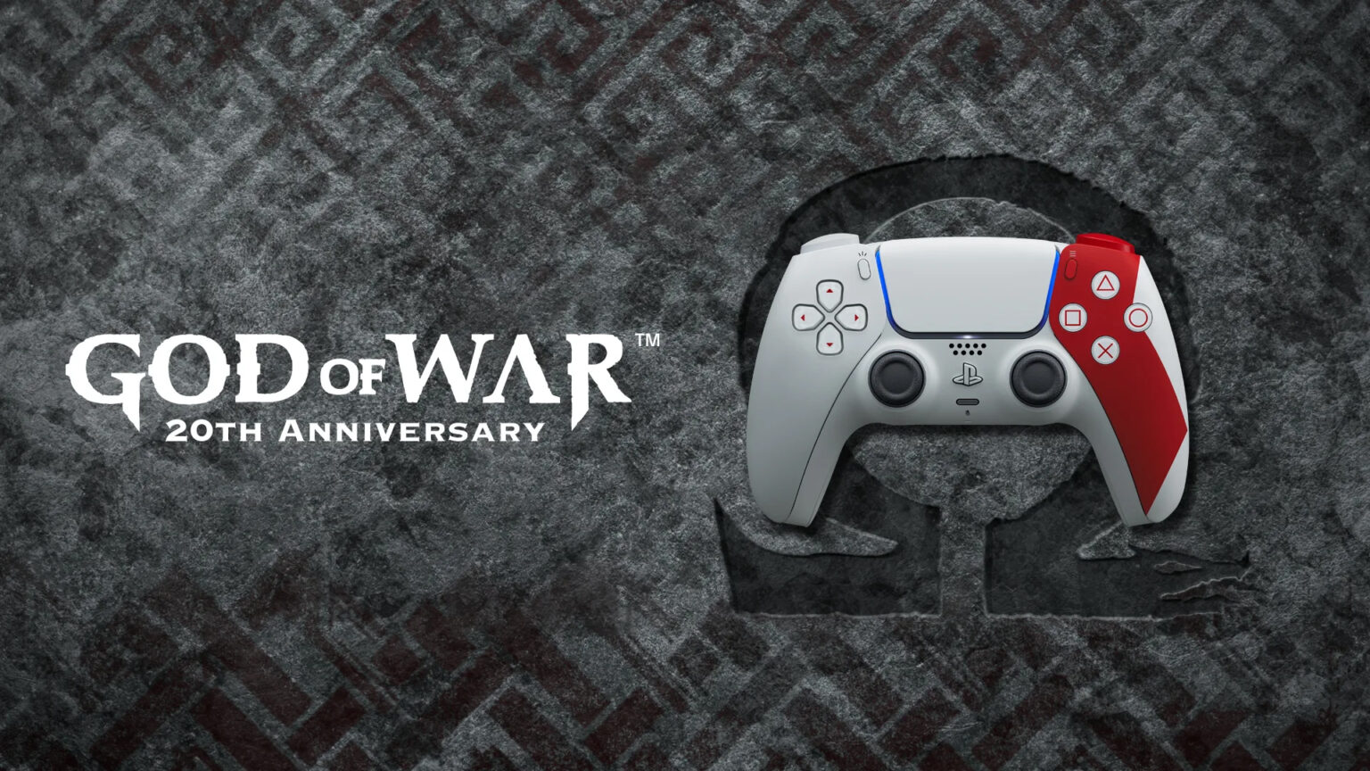 PlayStation announced a God of War 20th Anniversary limited edition DualSense controller | Image: Sony Interactive Entertainment