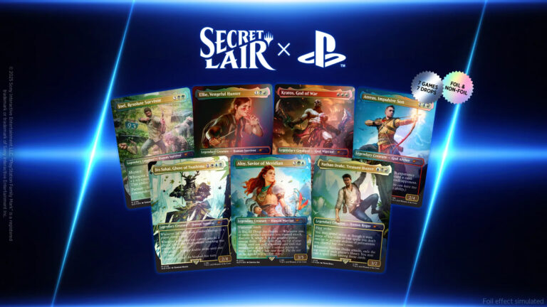 Magic: The Gathering Secret Lair is doing a PlayStation collaboration this October | Image: Sony Interactive Entertainment