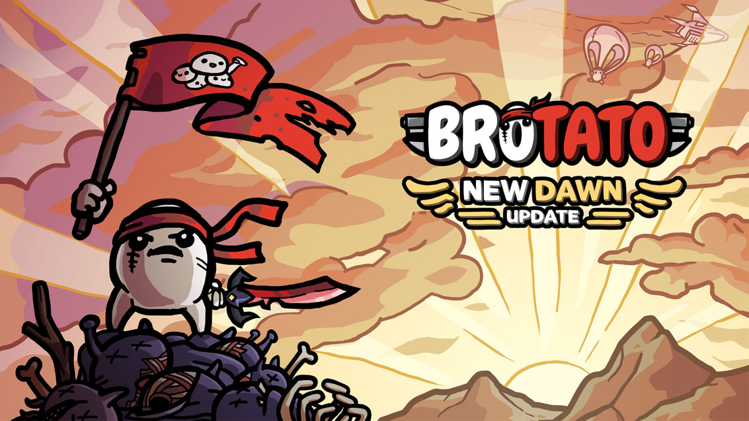 Evil Empire has taken over support for Brotato | Image: Evil Empire / Blobfish