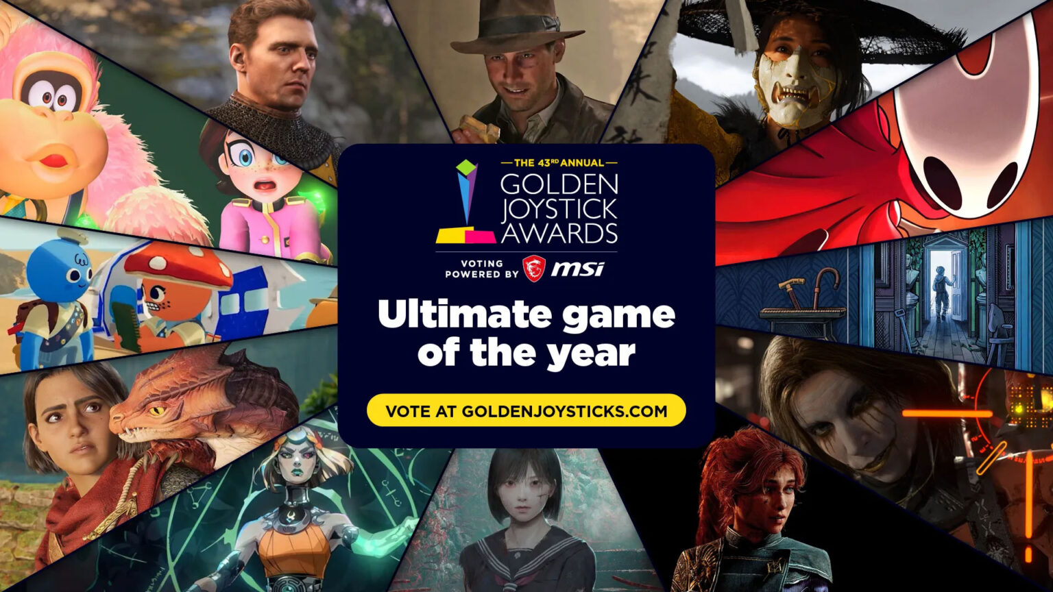 Voting is now open for Golden Joystick Awards 2025 Ultimate Game of the Year | Image: Golden Joystick Awards