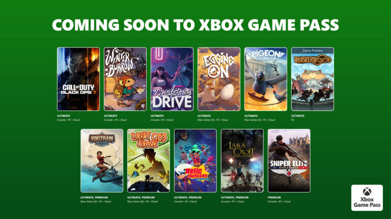 Eleven titles are heading to Game Pass in the first half of November | Image: Xbox